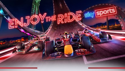 Sky Sports Promotes New F1 Season With Neon Vegas Rollercoaster 'Enjoy The  Ride