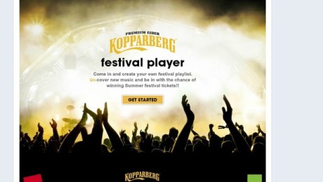 Kopparberg, Spotify & Last.fm Link On Festival App