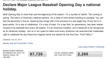 Bud Lobbies Obama For MLB Opening Day Official Holiday