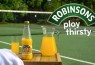 Robinsons’ Wimbledon ‘Play Thirsty’ & ‘Squash’d’ Mix Old School & New-Tech Tennis