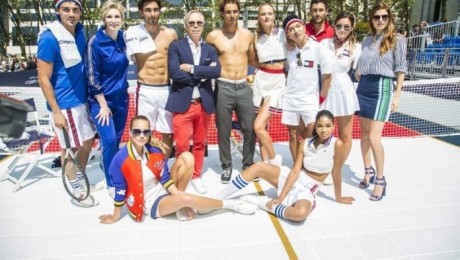 ‘Strip Tennis’ > Rafael Nadal Takes It All Off On Court At Hilfiger NY Launch Event