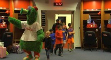 Philadelphia Phillies Runs ‘Clubhouse Sleepover’ At Citizens Bank Park For Kids Hospital Patients