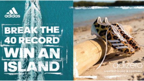 Adidas Leverages NFL Combine With Island Paradise Prize For 40-Yard Dash Record Breaker