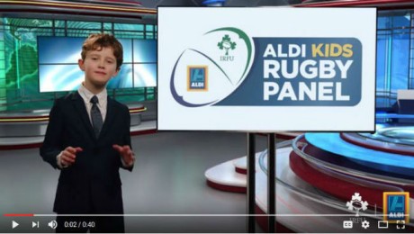 Aldi Leverages IRFU Partnership Via RBS 6 Nations’ ‘Aldi Kids Rugby Panel’ On RTE
