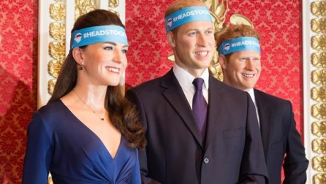 Royals, Madam Tussauds & Virgin Money Link On Heads Together London Marathon Headband-Led Campaign