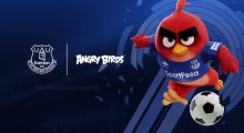 Blues Sign Red As Angry Birds Studio Rovio Signs Everton FC Shirt Sleeve Sponsorship