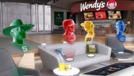 Burger Chain Wendy’s Sponsors Fox Sports’ New NCAA College Football VR App & Social Suite