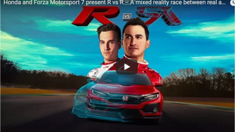 Honda’s ‘R vs R’ Stunt Sees A Virtual Car Race A Real One In Mixed Reality Forze Motorsport 7 Initiative