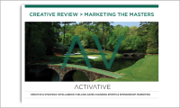 Marketing The Masters (2018) > Creative Review