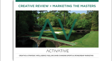 MARKETING THE MASTERS (2018) > CREATIVE REVIEW