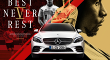 Mercedes Leverages DBF Sponsorship Via Confident, Bold ‘Best Never Rest’ World Cup Activation