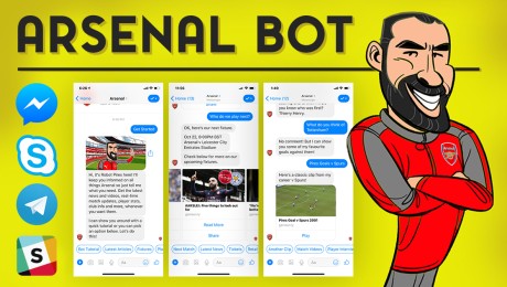 Arsenal Football Club Launches Official Chatbot With Automated ‘Robot’ Pires