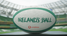 Leveraging Japan 2019 Friendlies IRFU Sponsor Vodafone & Gilbert Launch ‘Ireland’s Ball’