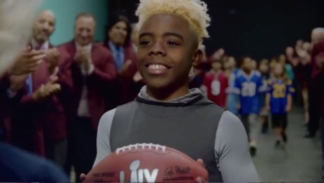NFL’s ‘Take It To The House’ Super Bowl Trick Spot Starts On Screen & Ends Live In The Stadium
