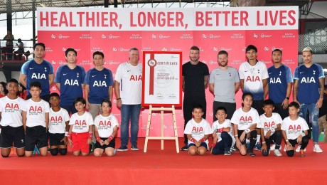 AIA Leverages Spurs Shirt Sponsorship in Asia To Help Fans ‘Living Healthier, Longer & Better Lives’