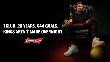 Budweiser Crowns Messi The ‘King of Football’ After Record-Breaking 644th Goal For Barcelona