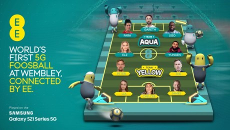 EE Leverages Wembley Sponsorship By Giving Fans Chance To Play ‘5G AR Foosball Tournament’