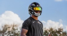 Lamar Jackson Fronts Oakley’s ‘Focused: Be Who You Are’ Pro Shield Helmet Campaign
