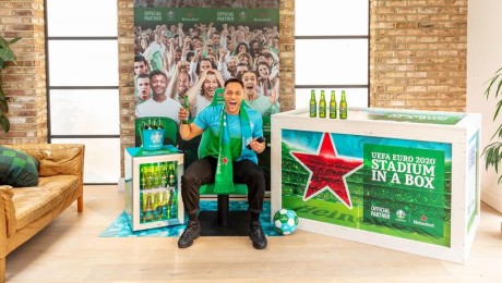 Branded Heineken Box Brings UEFA Stadium Experience Into Fan Homes For The Euros