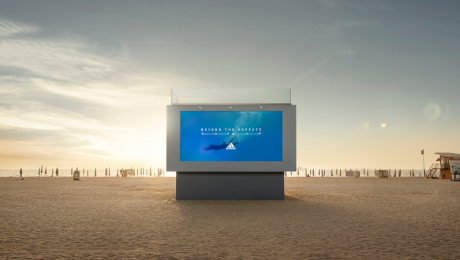 Adidas Builds ‘Beyond The Surface’ Liquid Billboard In Dubai Promoting Inclusive Swimwear Range