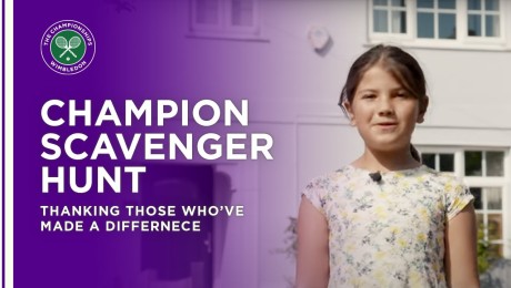 The Wimbledon Foundation Launches Scavenger Hunt ‘Thank Your Champion’ UK Charity Campaign