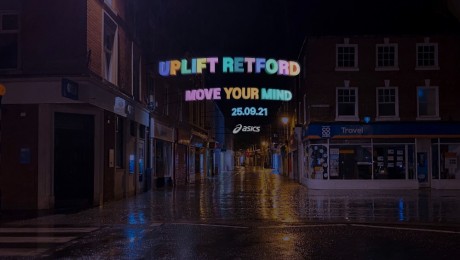 ASICS & Mind Launch Mood Uplift Experiment With Entire Nottinghamshire Town