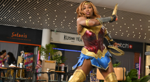 Serena Williams / Wonder Woman Front Action Packed Mashup Ad For DIRECTV Streaming Service