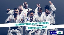 Crédit Agricole Celebrates French Judo Team In Tokyo Via #SupportersDeNosBleus / #SupportersOurBlues
