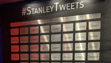 NHL & Twitter’s #StanleyTweets On Physical Display At The Hockey Hall of Fame
