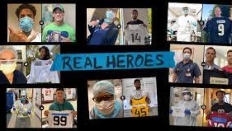 The Real Heroes Project – AdWeek & Sports United (ATP, MLB, MLS, NASCAR, NBA, NFL, NHL, NWSL, USGA, WNBA, WTA, WWE, Activision & EA)