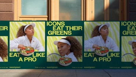 ﻿Salad Chain Sweetgreen Courts US Open Fans Via OOH & Pop-Up Campaign Starring Naomi Osaka
