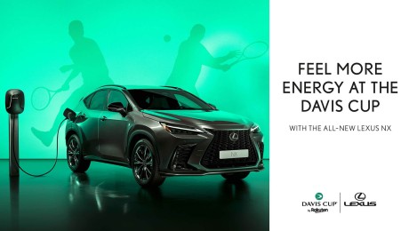 Lexus Campaign Marks Becoming The Official Car Of ‘Davis Cup By Rakuten’ Finals 2021