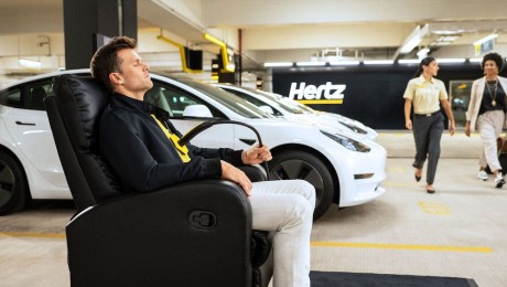 Hertz Teams Up With QB Tom Brady For ‘Ahead Of The Game’ Campaign Promoting Tesla Deal & Electric Charging