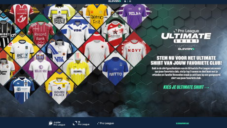 Eleven Sports Promotes Belgian Pro League Partnership Via ‘Pro League Ultimate Shirt’ Campaign