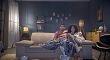 The Winter Olympics Crashes Into A Living Room In France Television’s 2022 Games Promo