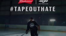 Budweiser Canada Teams Up With Hockey Diversity Alliance For #TapeOutHate Campaign
