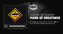 House Of Hoops ‘Mark Of Greatness’ Interactive Personal Player Logo Design Tool