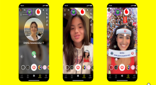 Vodafone’s Raducanu Led ‘Feel The Connection’ Via Wimbledon Centre Court Snapchat Lens