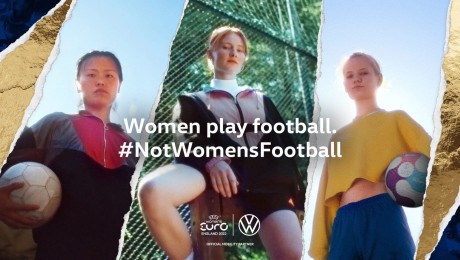 UEFA & DFB Partner VW #NotWomensFootball Champions Gender Equality At UEFA EURO 2022