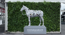 Irish Independent Sculpts Racehorse From Past Paper Editions To Promote Its Galway Races Coverage & Partnership