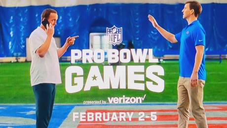 Manning Brotherly Rivalry Takes To The Field To Promote NFL 2023 Pro Bowl Games