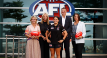 Coates Promotes AFLW Tie-Up To Support Kicking Goals & Construction Industry Job Opportunities