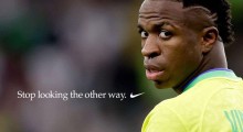 Nike Backs Vinicius Jr & Urges Football To ‘Stop Looking The Other Way’