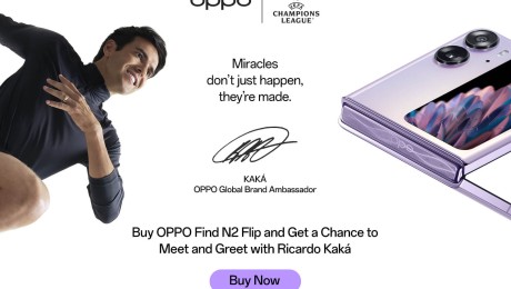 OPPO Leverages UEFA Tie-Up With Kaka Fronted ‘Make Your Miracle’ Champions League Final Campaign