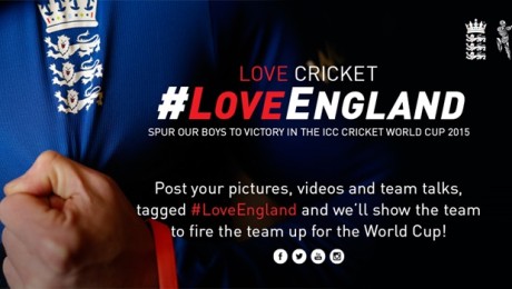 ECB Aims To Fans & Team For ICC Cricket World Cup with #LoveEngland