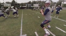 Visa/BOFA’s In-Stadium 10,000 Cardboard Giveaway For Patriots VR Experience