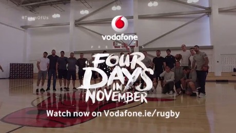 Vodafone AFP ‘Four Days In November’ Documentary At Heart Of Irish Rugby #TeamOfUs Activation