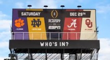 ESPN Promotes College Football Playoff Coverage With ‘Who’s In’ Experiential Fan Initiative