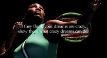 Williams Fronts Nike Female-Focused ‘Dream Crazier’ Ad Launched In The Academy Awards