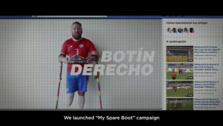 Costa Rica National Amputee Soccer Team Raises World Cup Funds With ‘My Spare Boot’